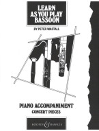Peter Wastall: Learn As You Play Bassoon (noty na fagot, klavírní doprovod)