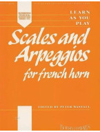 Peter Wastall: Learn As You Play Scales and Arpeggios (noty na lesní roh)