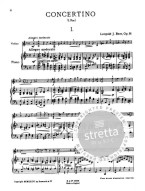 Leopold Josef Beer: Concertino in D minor Op. 81 (noty na housle, klavír)