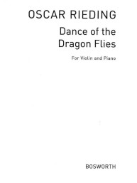 Oskar Rieding: Dance Of The Dragonflies Op.20 (noty na housle, klavír)