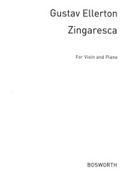 Gustav Ellerton: Zingaresca Op.15 No.2 (noty na housle, klavír)