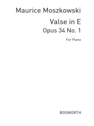 Moritz Moszkowski: Waltz In E Op.34 (noty na klavír)