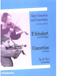 Franz Schubert: Concertino in A minor Op. 137 No. 2 (noty na housle, klavír)