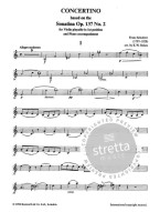 Franz Schubert: Concertino in A minor Op. 137 No. 2 (noty na housle, klavír)