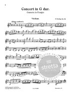 Oskar Rieding: Concerto in G Major Op. 34 (noty na housle, klavír)