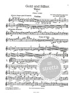 Franz Lehár: Gold Und Silber Walzer (noty na housle, klavír)