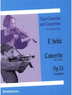 Friedrich Seitz: Concerto No. 2 in G Major Op.13 (noty na housle, klavír)