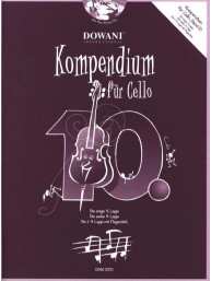 Josef Hofer: Kompendium für Cello 10 (noty na violoncello)(+audio)