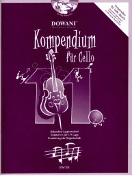 Josef Hofer: Kompendium für Cello 11 (noty na violoncello)(+audio)
