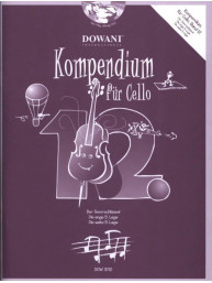 Josef Hofer: Kompendium für Cello 12 (noty na violoncello)(+audio)
