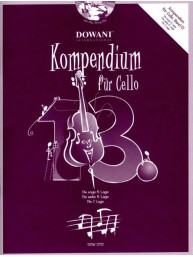 Josef Hofer: Kompendium für Cello 13 (noty na violoncello)(+audio)