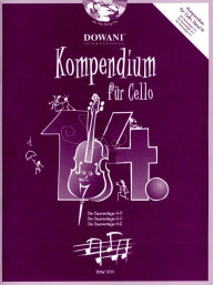 Josef Hofer: Kompendium für Cello 14 (noty na violoncello)(+audio)