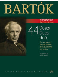 Béla Bartók: 44 Duets for 2 Guitars (noty na kytaru)