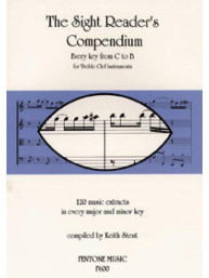 Sight Reader's Compendium: 120 music extracts in every major and minor key (noty na nástroje houslového klíče)