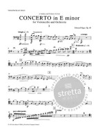 Edward Elgar: Concerto For Cello And Orchestra In E Minor Op.85 (noty na violoncello, klavír)