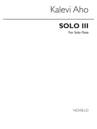 Kalevi Aho: Solo III (noty na příčnou flétnu)