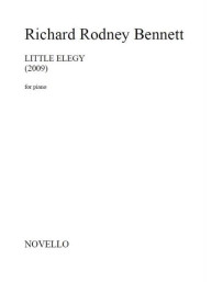 Richard Rodney Bennett: Little Elegy (noty na klavír)