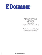 Friedrich Dotzauer: Violoncello Method 1 (noty na violoncello)