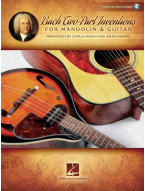 Bach Two-Part Inventions for Mandolin & Guitar (noty, tabulatury na mandolínu, kytaru)(+audio)