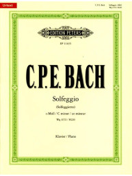 Carl Philipp Emanuel Bach: Solfeggio C minor Wq 117/2 / H220 (noty na klavír)