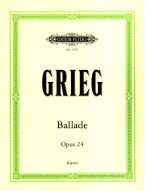 Edvard Grieg: Ballade Op.24 (noty na klavír)