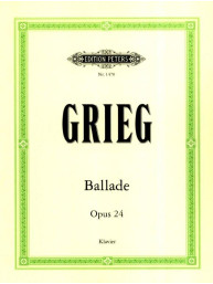 Edvard Grieg: Ballade Op.24 (noty na klavír)