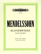 Felix Mendelssohn-Bartholdy: Piano Works 1 - Song without Words (noty na klavír)