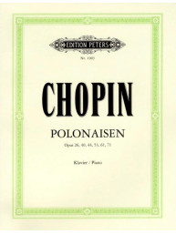 Frédéric Chopin: Polonaisen (noty na klavír)