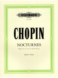 Frédéric Chopin: Nocturnes (noty na klavír)