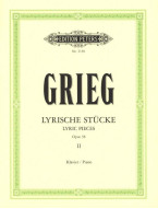 Edvard Grieg: Lyric Pieces, op. 38, Book 2 (noty na klavír)