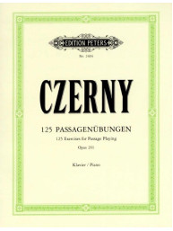 Carl Czerny: 125 Passagenübungen op. 261 (noty na klavír)