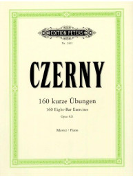 Carl Czerny: 160 Kurze Ubungen op. 821 (noty na klavír)