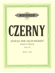 Carl Czerny: Schule der Geläufigkeit op. 299 (noty na klavír)