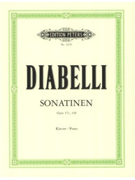 Anton Diabelli: Sonatinen für Klavier Op. 151, 168 (noty na klavír)