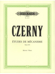 Carl Czerny: Études de Mécanisme op. 849 (noty na klavír)