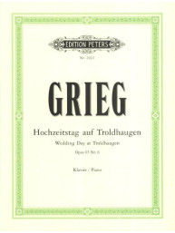 Edvard Grieg: Hochzeitstag auf Troldhaugen D-Dur op. 65/6 (noty na klavír)