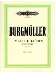 Friedrich Burgmüller: 25 Leichte Etuden Op.100 (noty na klavír)