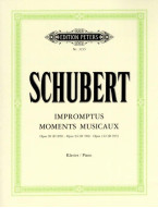 Franz Schubert: Impromtus, Moments Musicaux (noty na klavír)