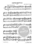 Franz Schubert: Impromtus, Moments Musicaux (noty na klavír)