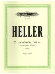Stephen Heller: 25 melodische Etuden Op. 45 (noty na klavír)