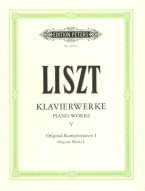 Franz Liszt: Piano Works 5 - Original Works 1 (noty na klavír)