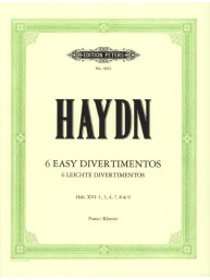 Joseph Haydn: 6 Leichte Divertimenti (noty na klavír)