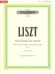 Franz Liszt: Trois Études de concert (noty pro klavír)