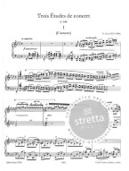 Franz Liszt: Trois Études de concert (noty pro klavír)