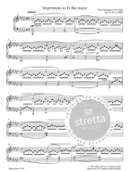 Franz Schubert: Impromptu in G flat major (noty na klavír)
