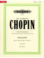 Frédéric Chopin: Ballades (noty na klavír)
