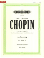 Frédéric Chopin: Préludes op. 28, op. 45 (noty na klavír)
