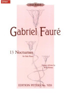 Gabriel Fauré: 13 Nocturnes (noty na klavír)