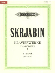 Alexandr Skrjabin: Piano Works 1 - Etudes (noty na klavír)