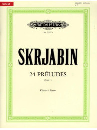 Alexandr Skrjabin: 24 Preludes Opus 11 (noty na klavír)